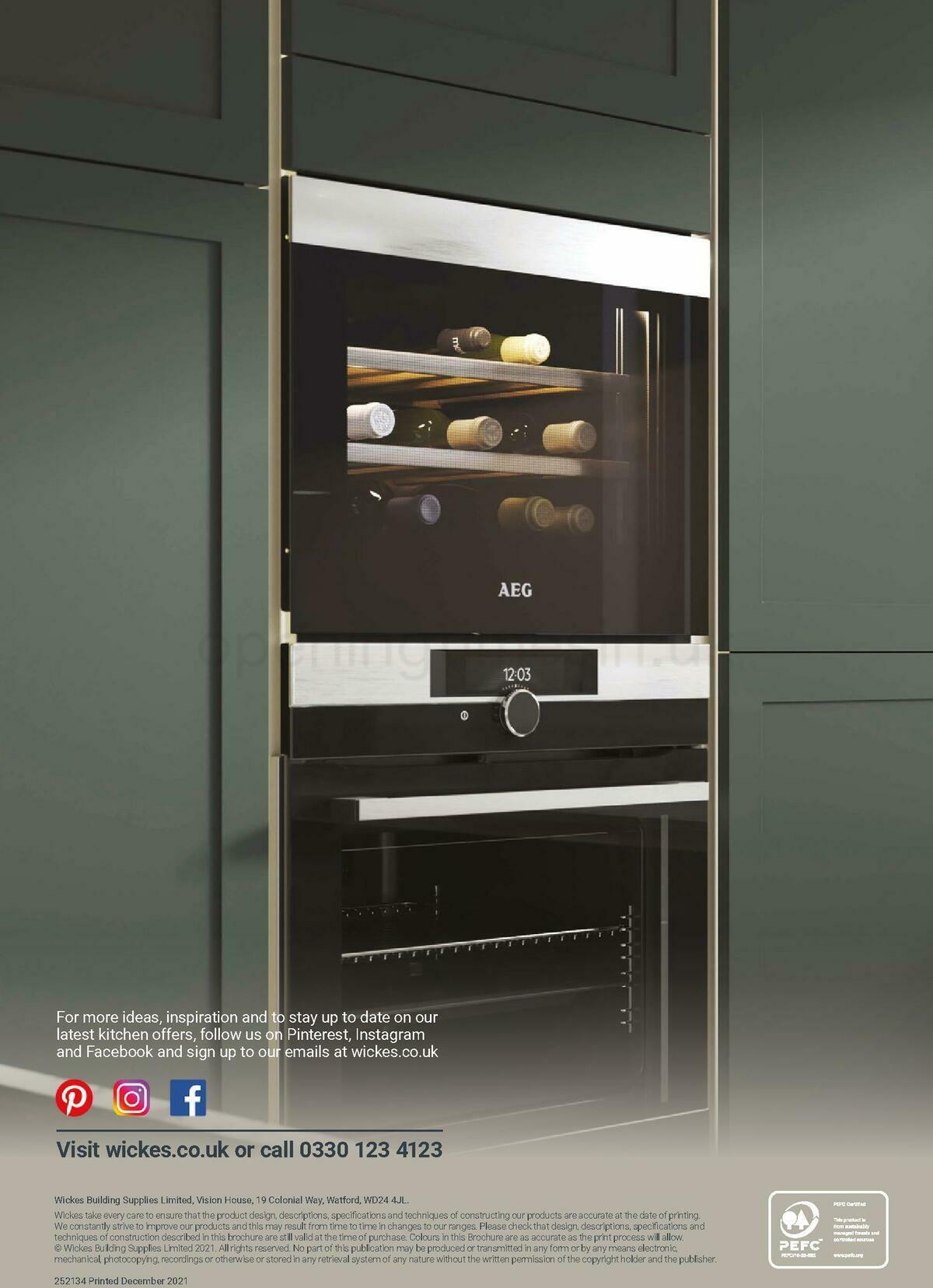 Wickes Kitchen Appliances Brochure Offers from 10 December