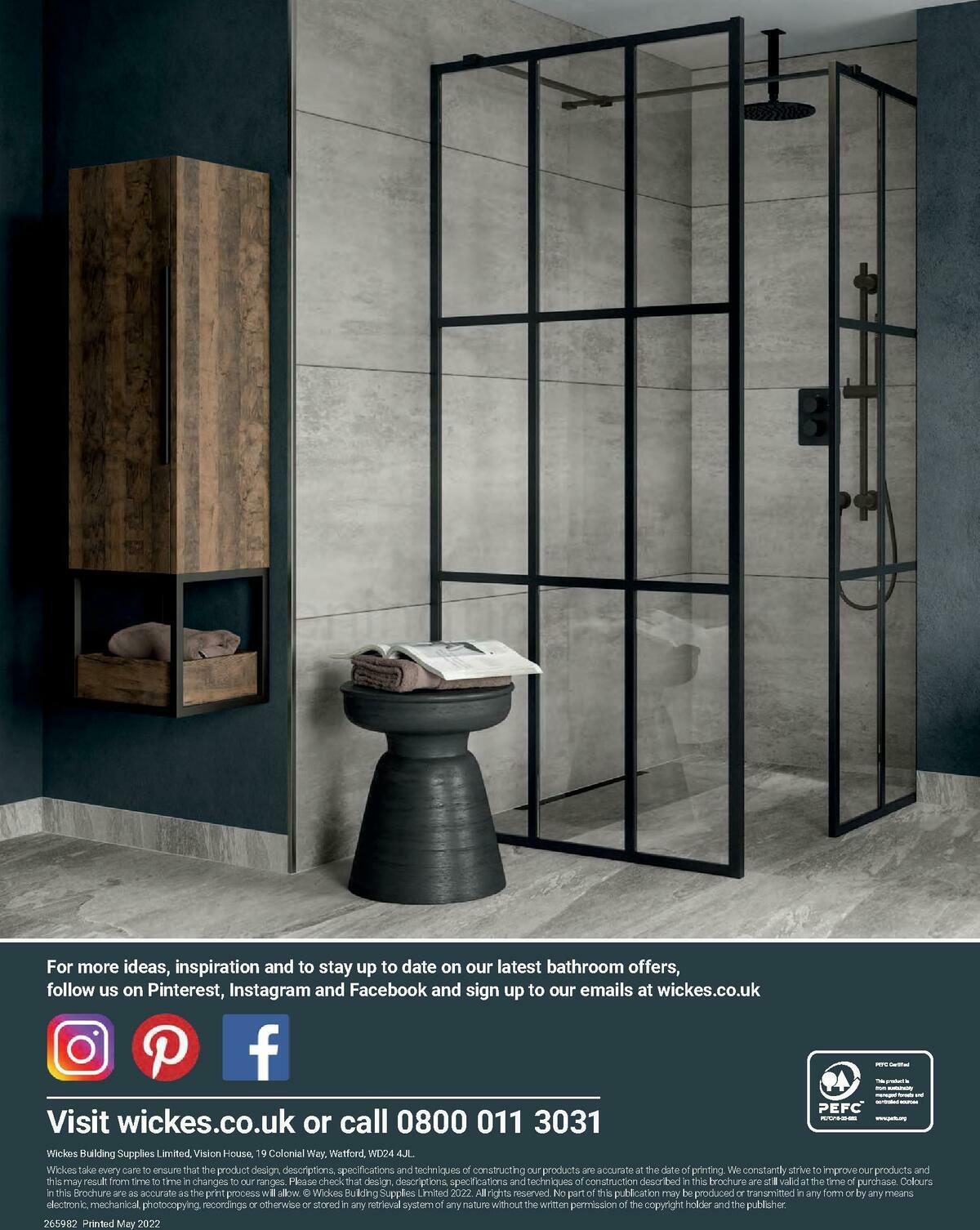 Wickes Showroom bathrooms brochure Offers from 1 June