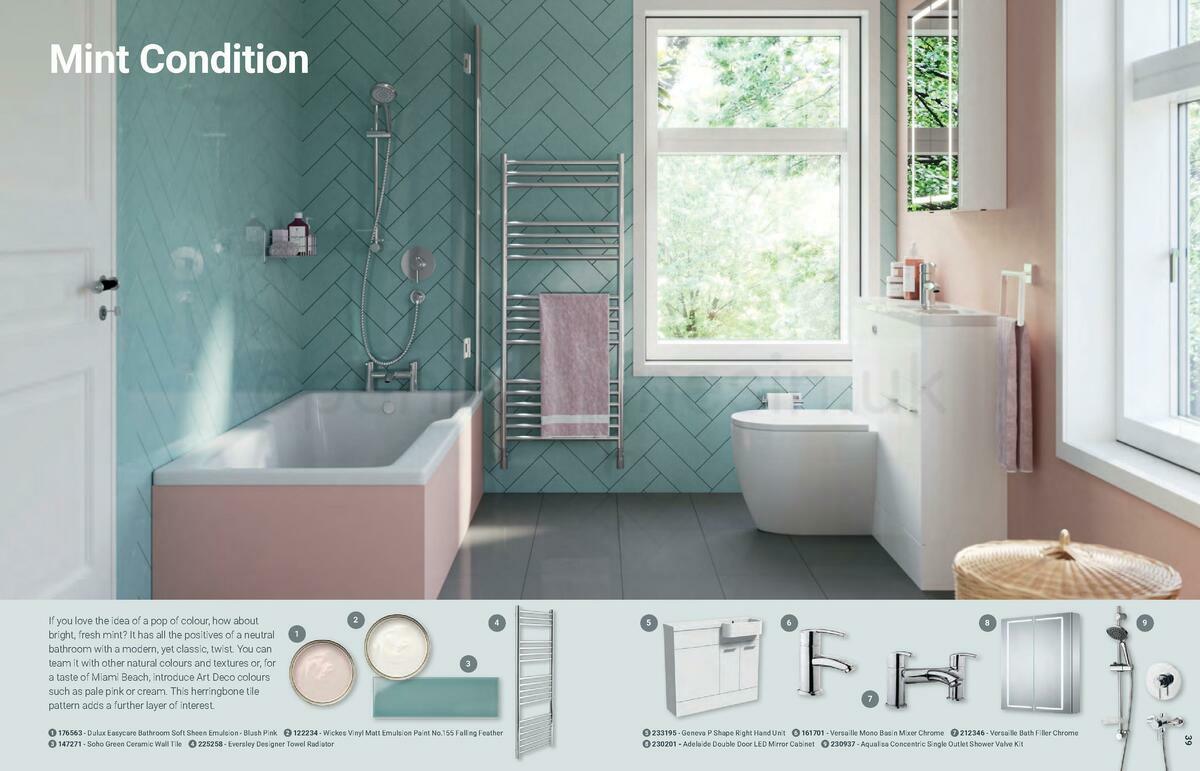Wickes Showroom bathrooms brochure Offers from 1 June