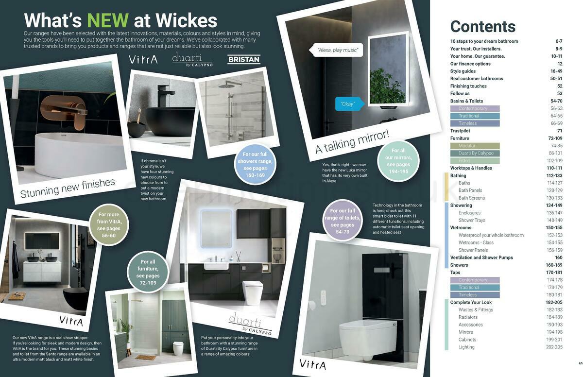 Wickes Showroom bathrooms brochure Offers from 1 June