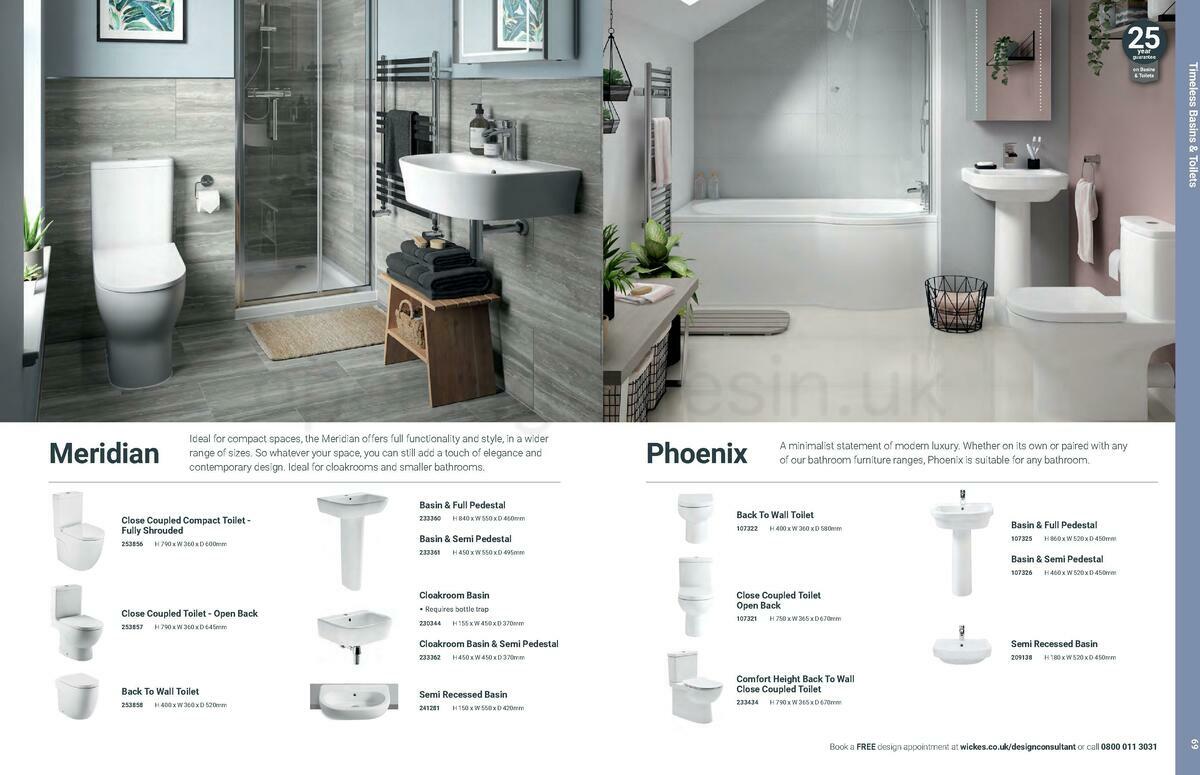 Wickes Showroom bathrooms brochure Offers from 1 June