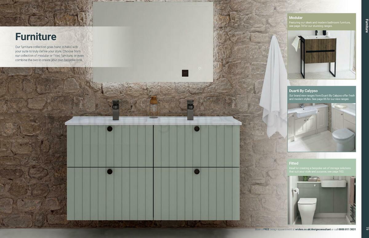 Wickes Showroom bathrooms brochure Offers from 1 June