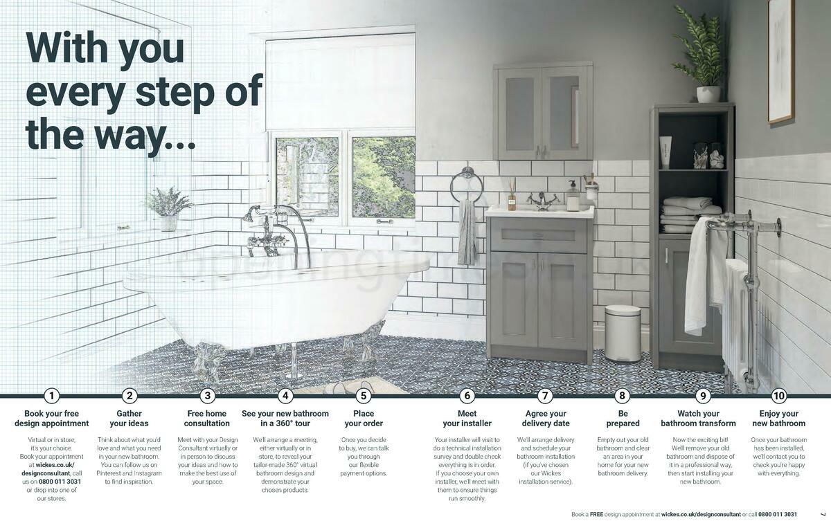 Wickes Showroom bathrooms brochure Offers from 1 June