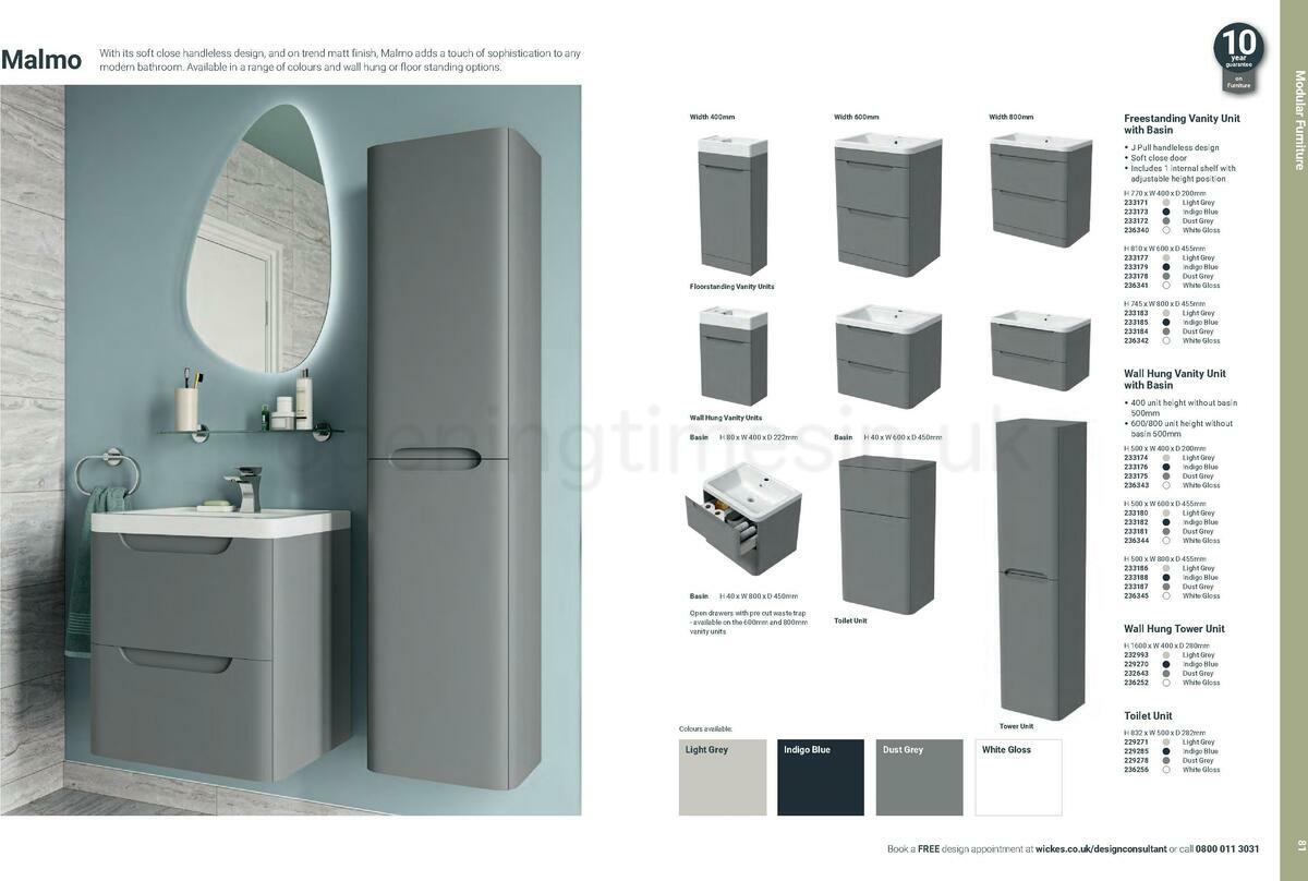 Wickes Showroom bathrooms brochure Offers from 1 June