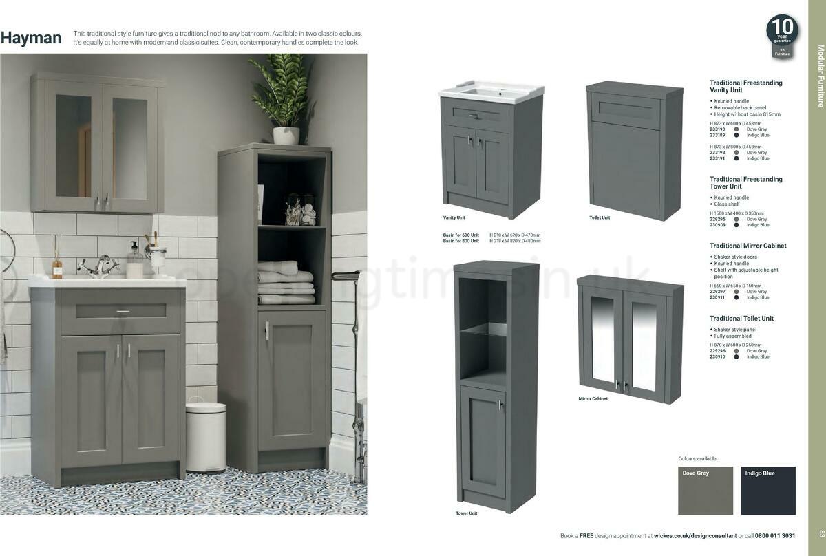 Wickes Showroom bathrooms brochure Offers from 1 June