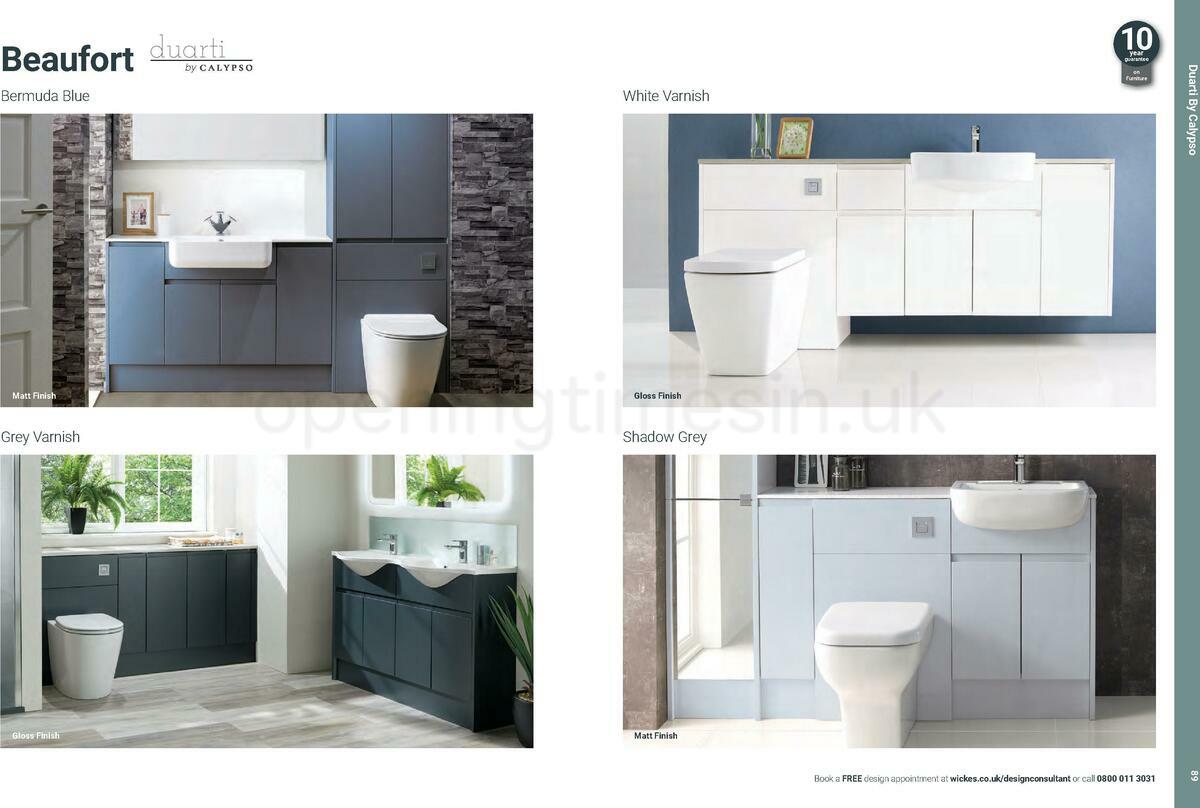 Wickes Showroom bathrooms brochure Offers from 1 June