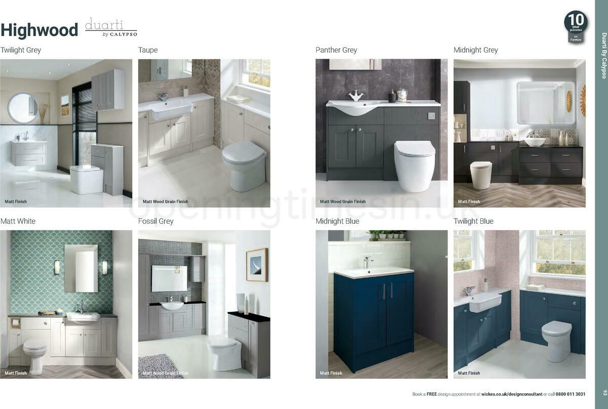 Wickes Showroom bathrooms brochure Offers from 1 June