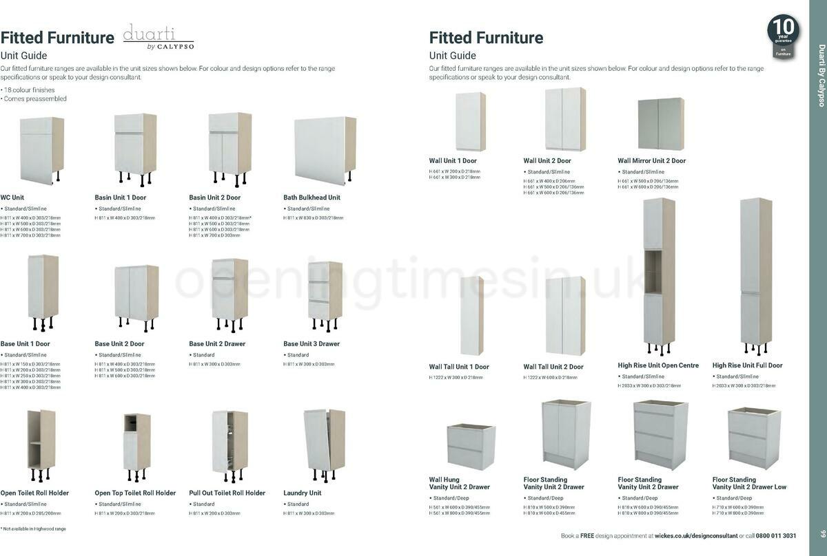 Wickes Showroom bathrooms brochure Offers from 1 June