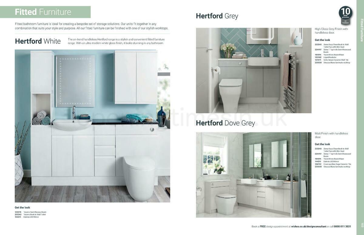 Wickes Showroom bathrooms brochure Offers from 1 June