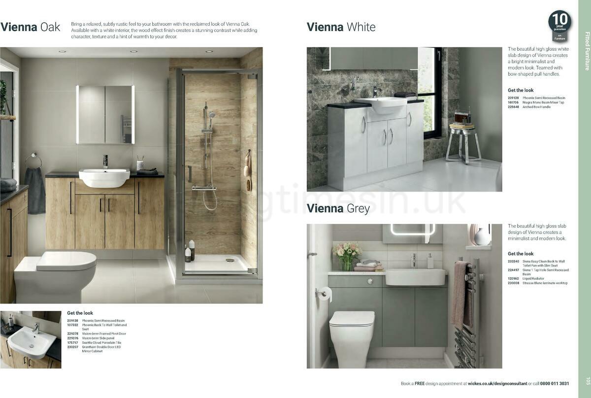 Wickes Showroom bathrooms brochure Offers from 1 June