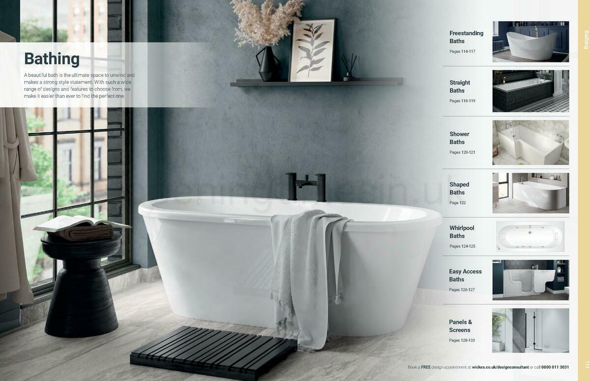 Wickes Showroom bathrooms brochure Offers from 1 June