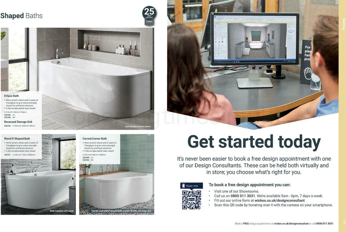 Wickes Showroom bathrooms brochure Offers from 1 June