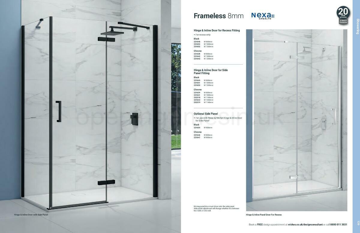 Wickes Showroom bathrooms brochure Offers from 1 June