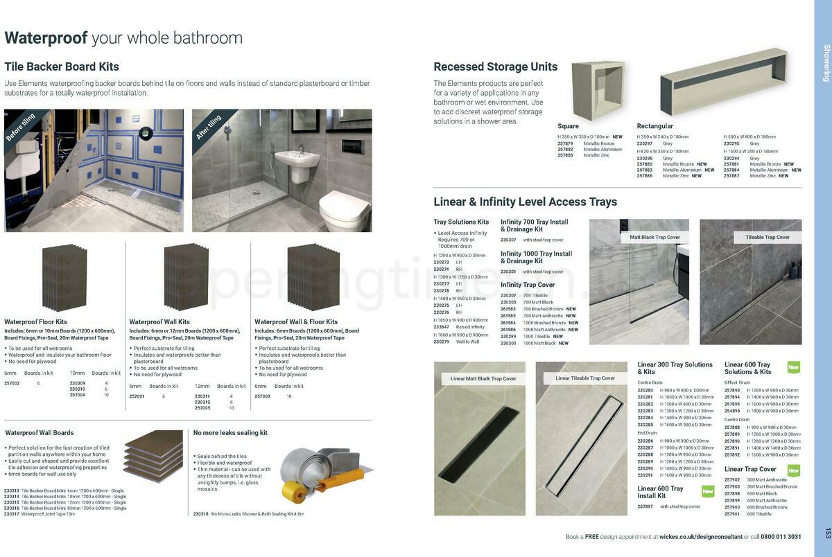 Wickes Showroom bathrooms brochure Offers from 1 June
