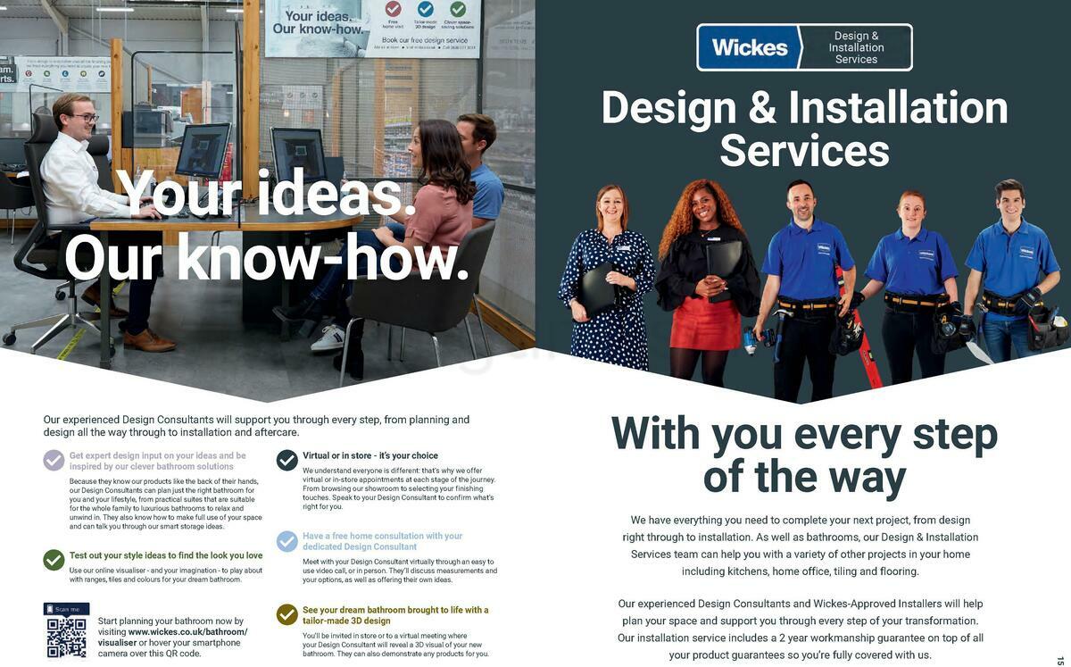 Wickes Showroom bathrooms brochure Offers from 1 June