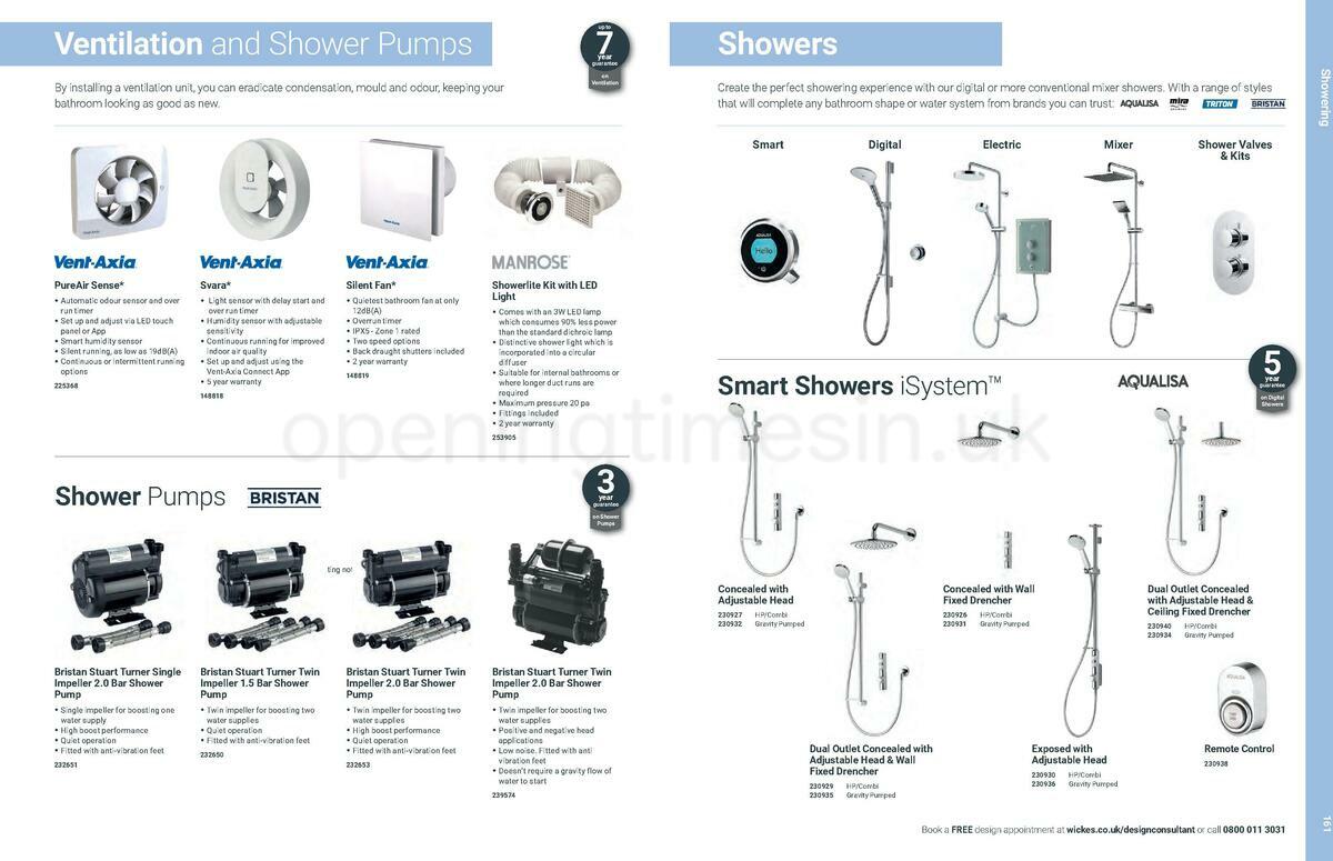 Wickes Showroom bathrooms brochure Offers from 1 June