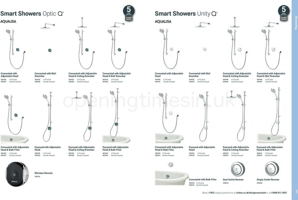 Wickes Showroom bathrooms brochure Offers from 1 June