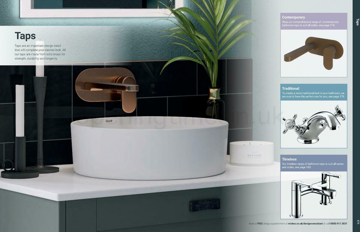 Wickes Showroom bathrooms brochure Offers from 1 June