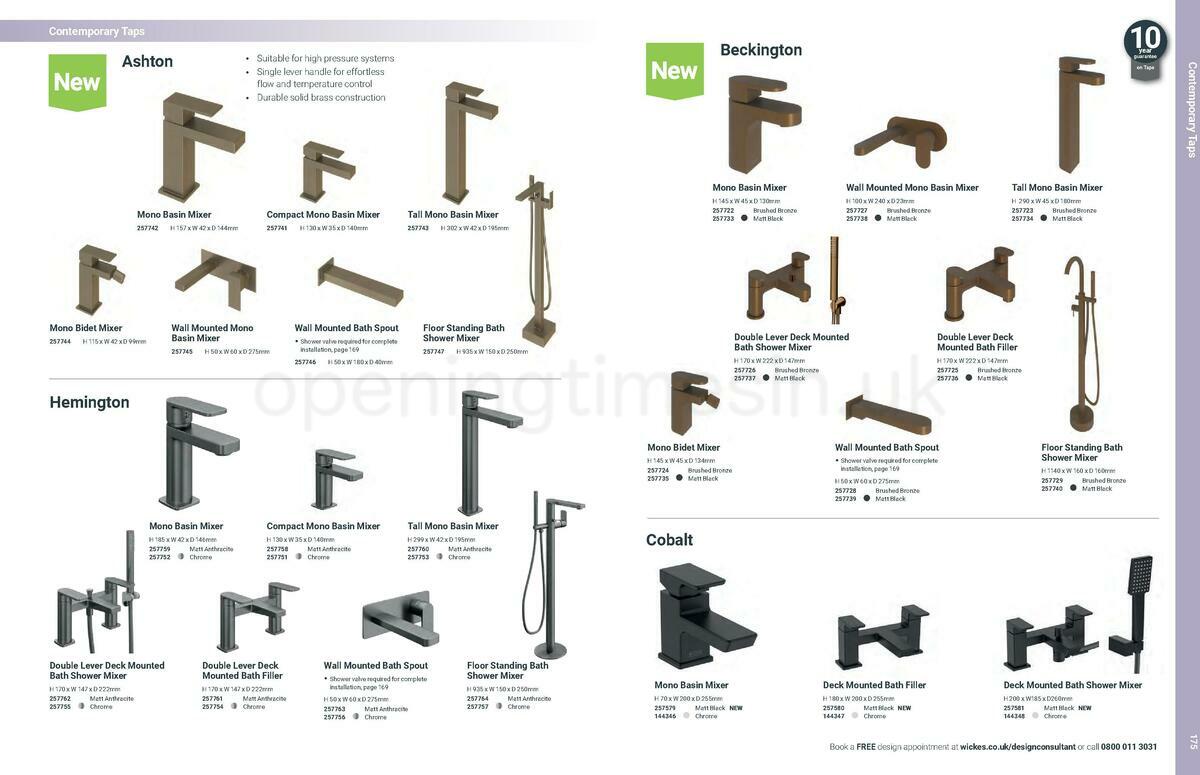 Wickes Showroom bathrooms brochure Offers from 1 June