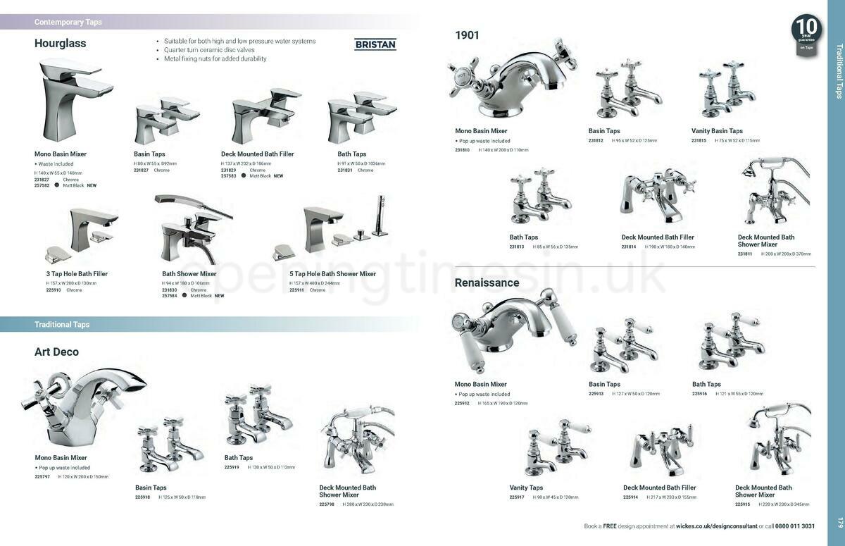Wickes Showroom bathrooms brochure Offers from 1 June