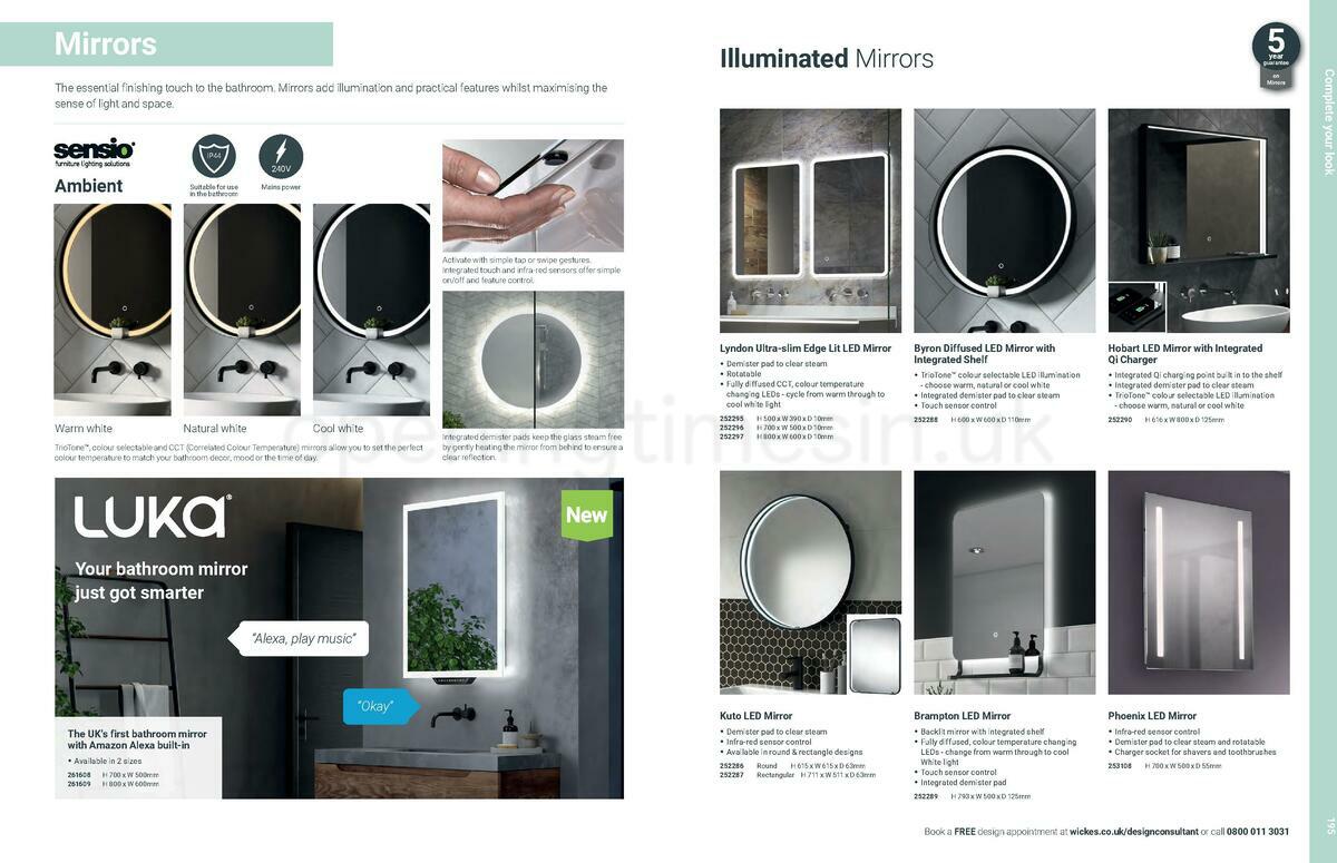Wickes Showroom bathrooms brochure Offers from 1 June