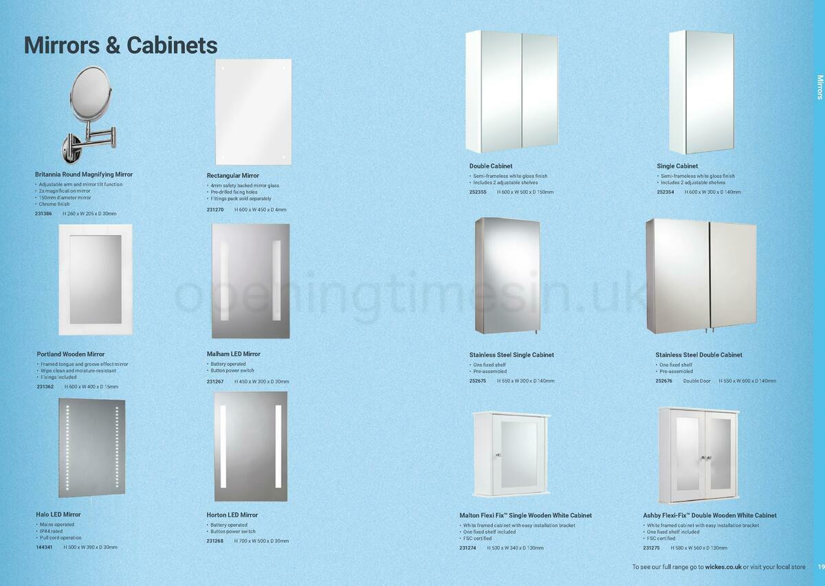 Wickes Take away bathrooms brochure Offers from 20 June