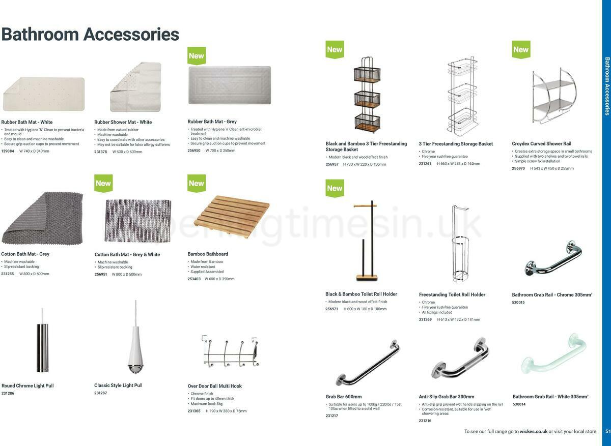 Wickes Take away bathrooms brochure Offers from 20 June