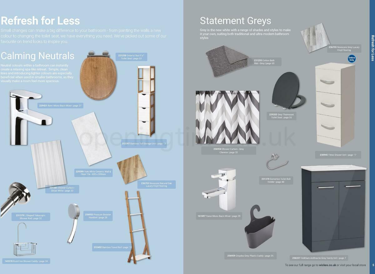 Wickes Take away bathrooms brochure Offers from 20 June