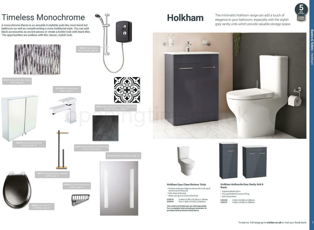 Wickes Take away bathrooms brochure Offers from 20 June