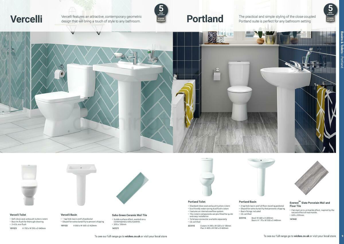 Wickes Take away bathrooms brochure Offers from 20 June
