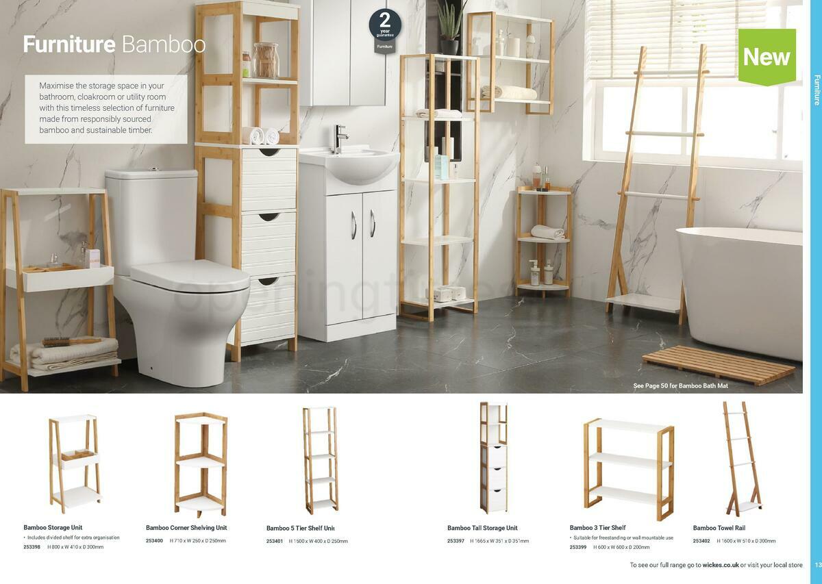 Wickes Take away bathrooms brochure Offers from 20 June