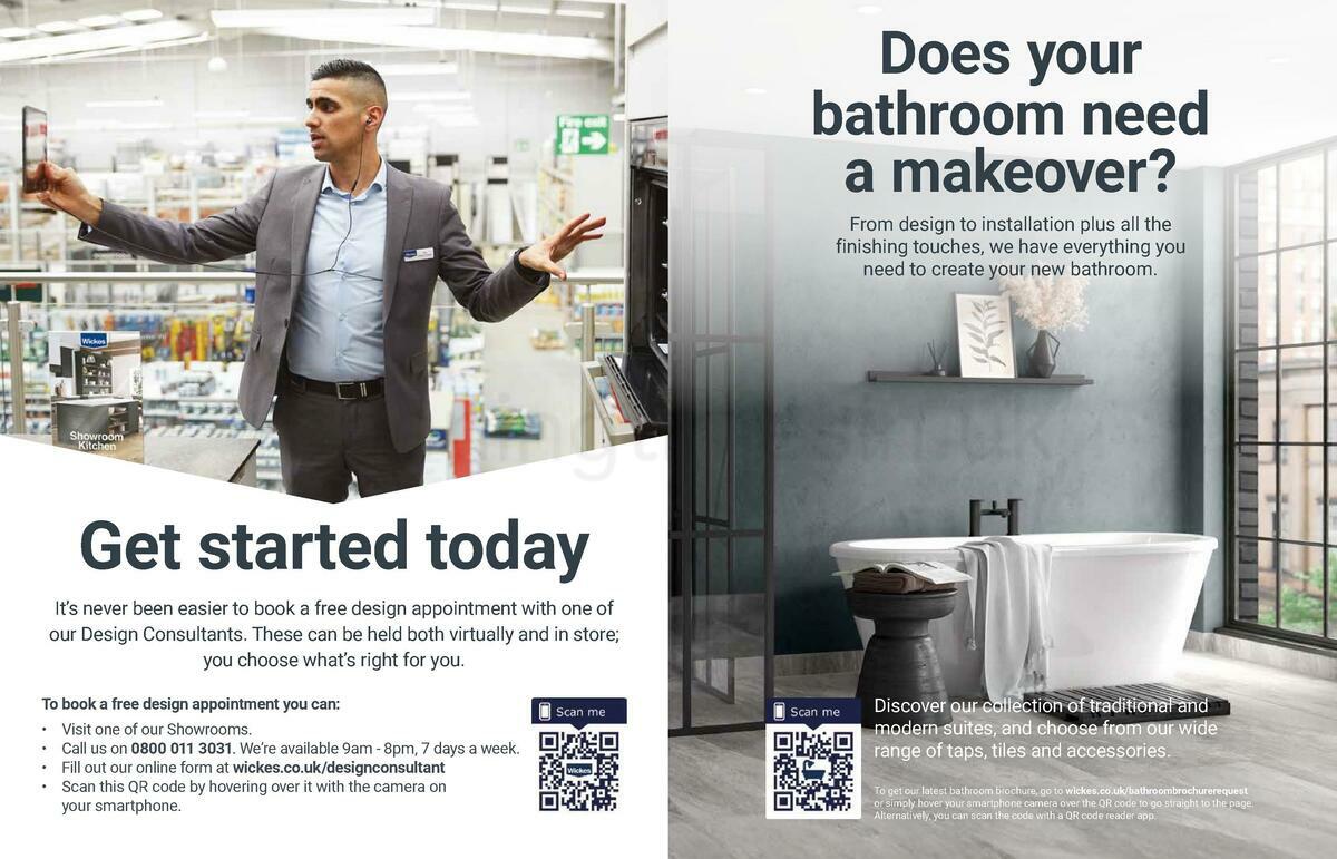Wickes Showroom kitchens brochure Offers from 1 August
