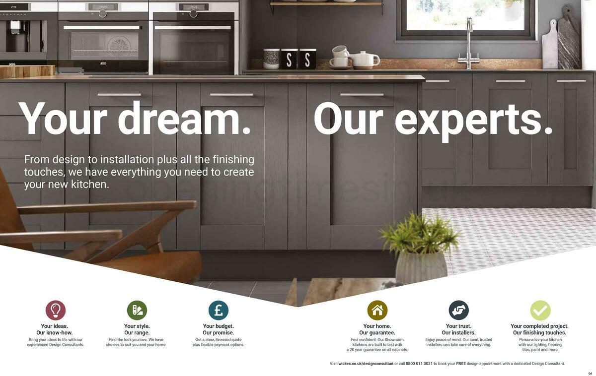 Wickes Showroom kitchens brochure Offers from 1 August