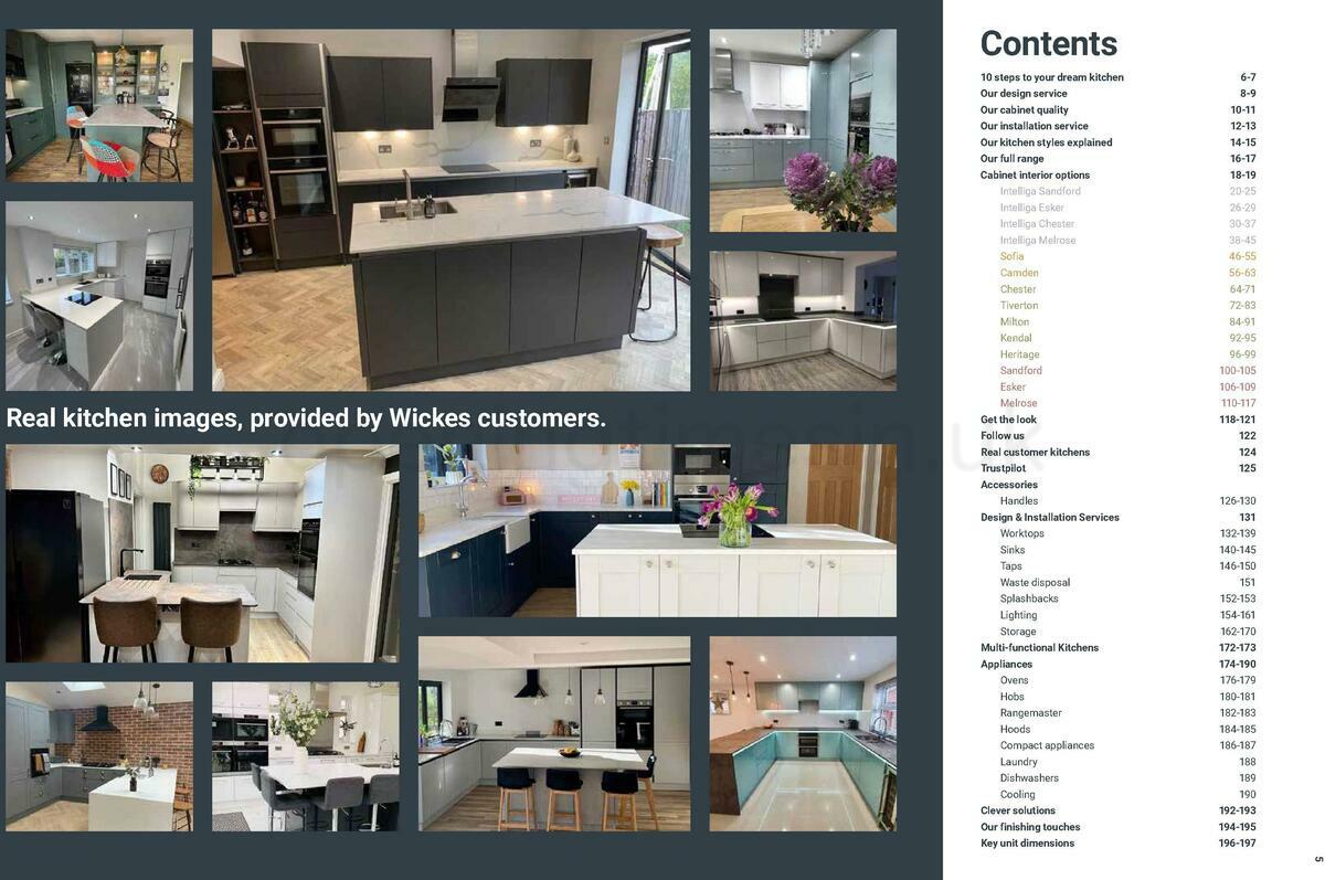 Wickes Showroom kitchens brochure Offers from 1 August