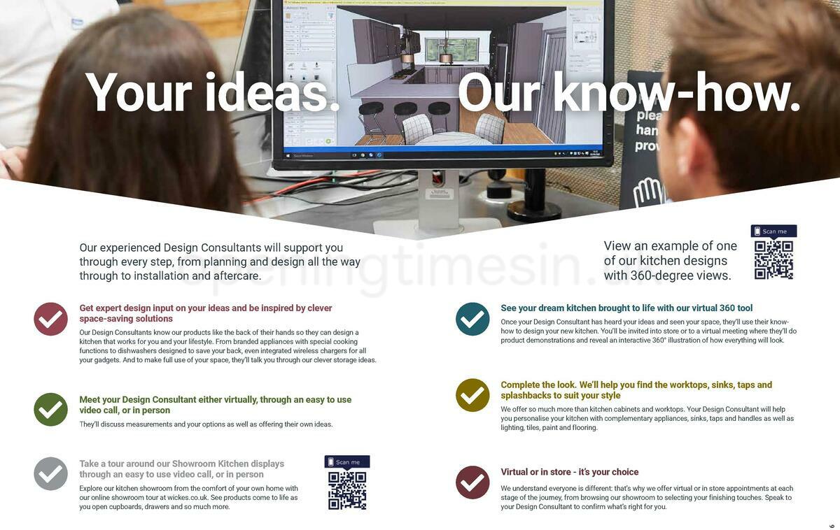 Wickes Showroom kitchens brochure Offers from 1 August