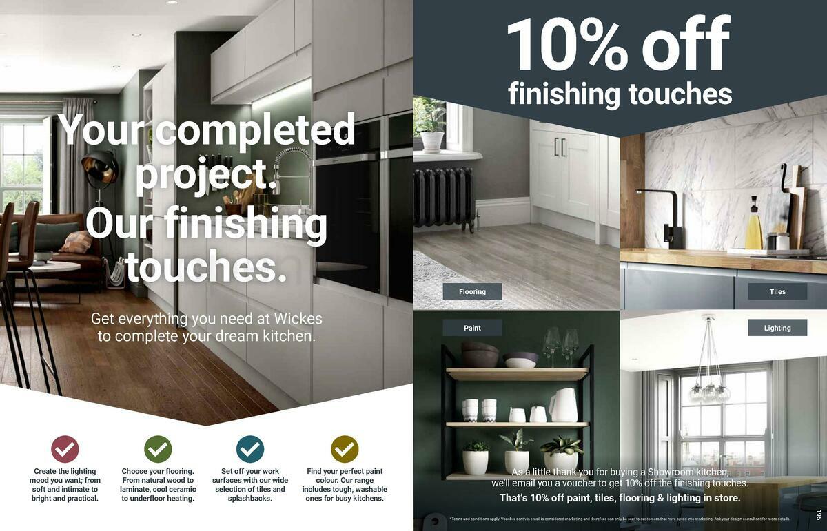 Wickes Showroom kitchens brochure Offers from 1 August