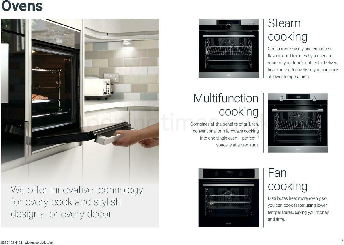 Wickes Kitchen Appliances Brochure Offers from 1 August