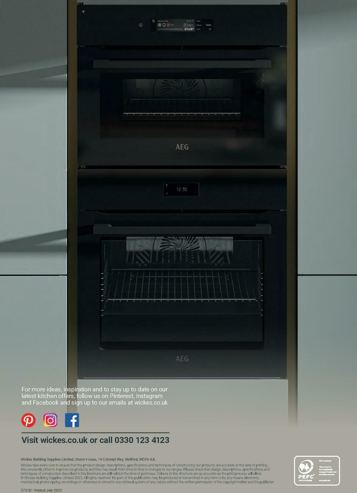 Wickes Kitchen Appliances Brochure Offers from 1 August