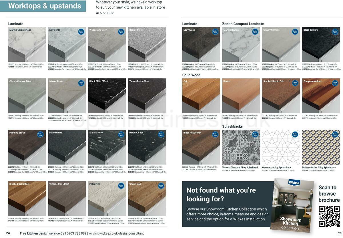 Wickes Lifestyle Kitchens brochure Offers from 1 January