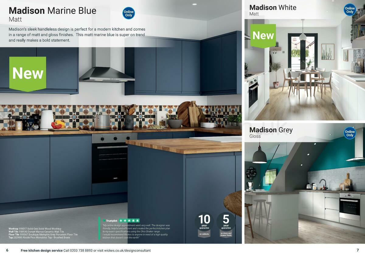Wickes Lifestyle Kitchens brochure Offers from 1 January