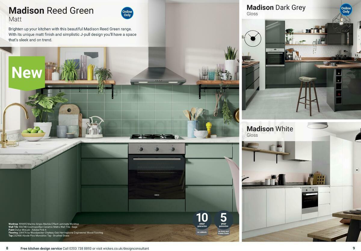 Wickes Lifestyle Kitchens brochure Offers from 1 January