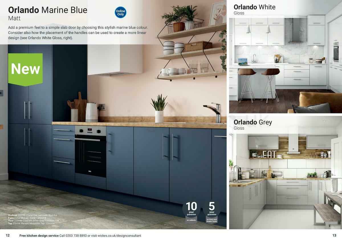 Wickes Lifestyle Kitchens brochure Offers from 1 January