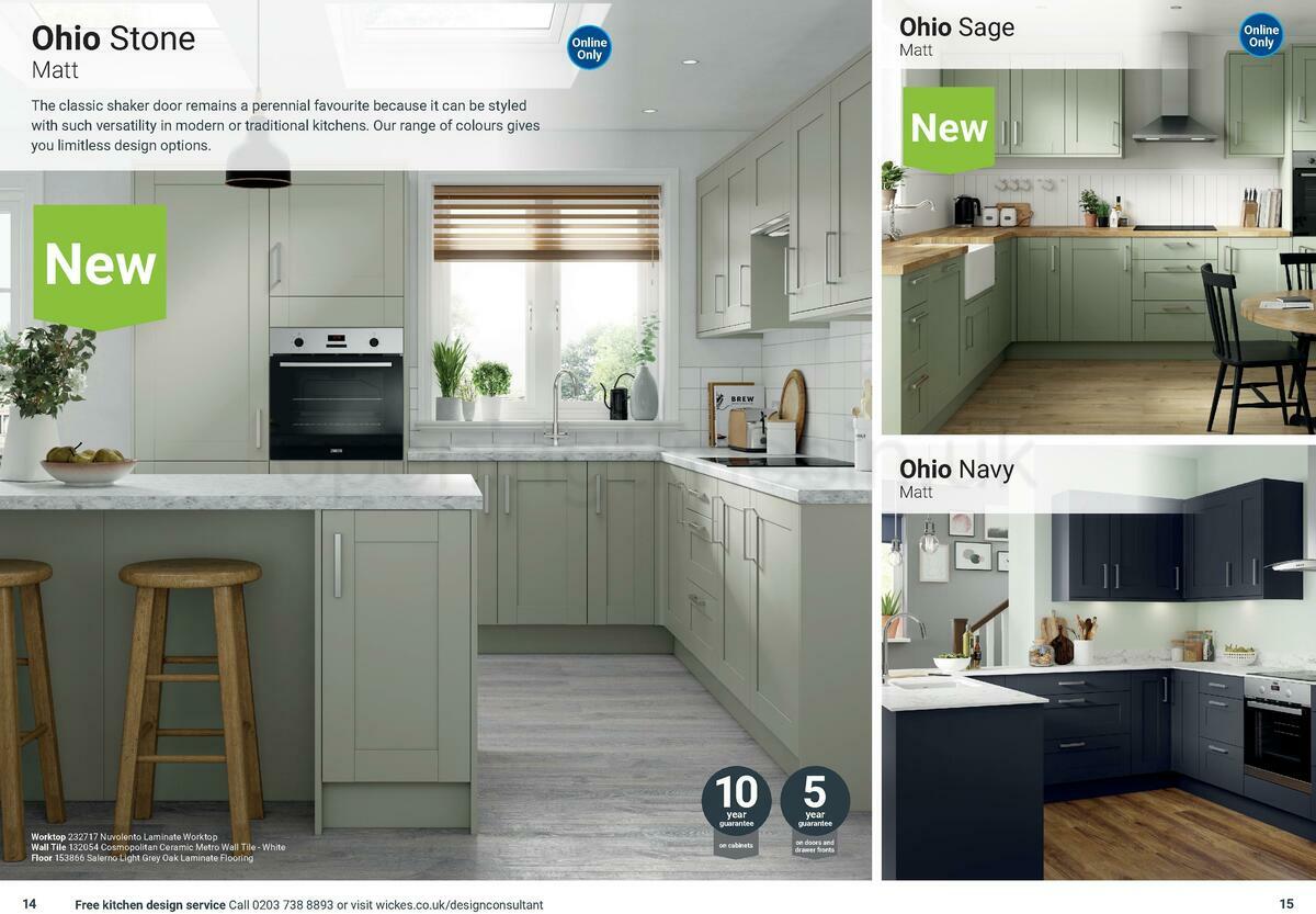 Wickes Lifestyle Kitchens brochure Offers from 1 January