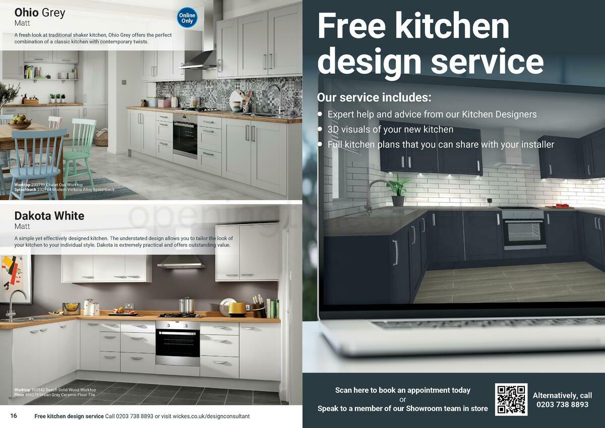 Wickes Lifestyle Kitchens brochure Offers from 1 January