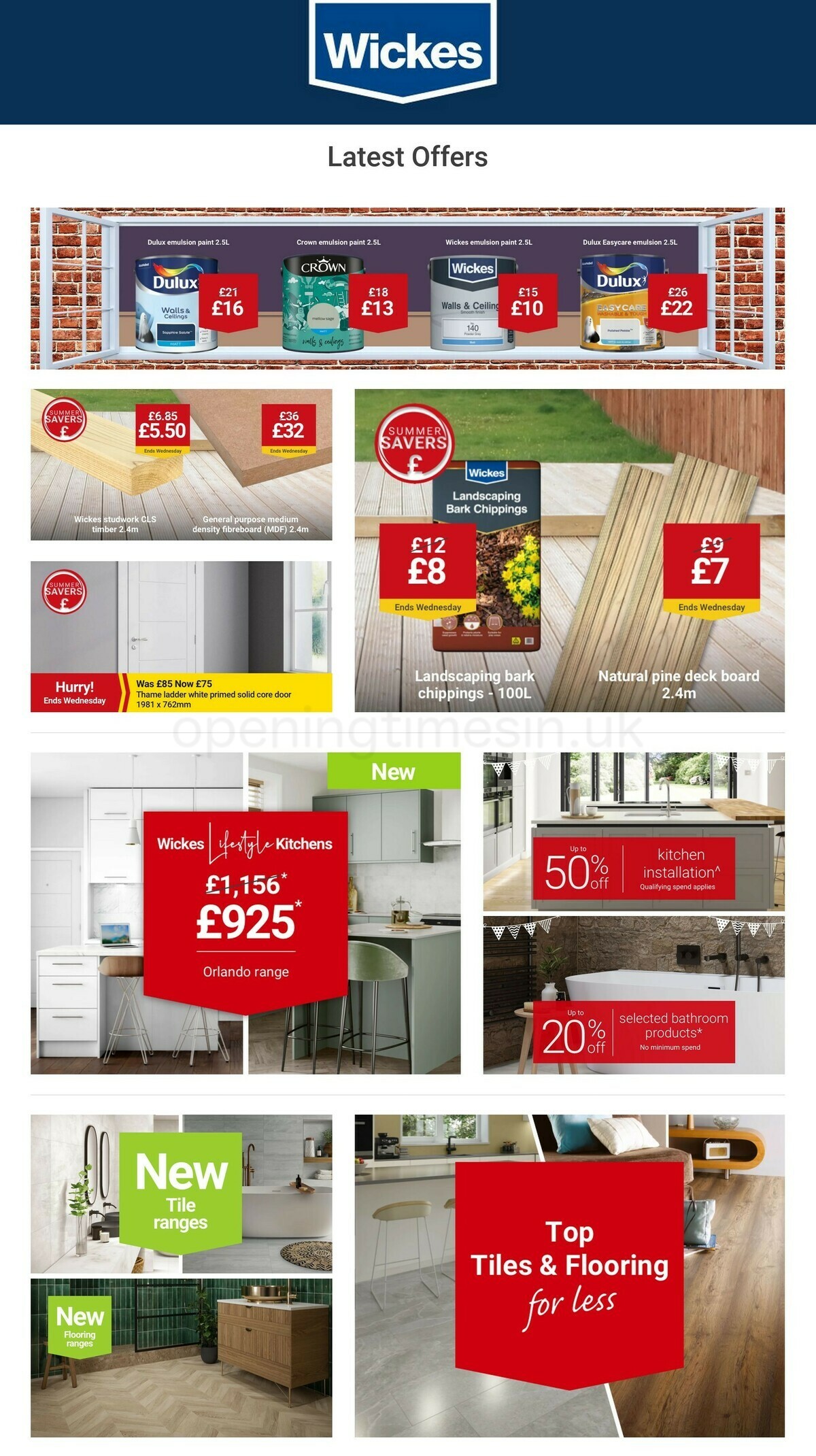 Wickes Offers from 2 June