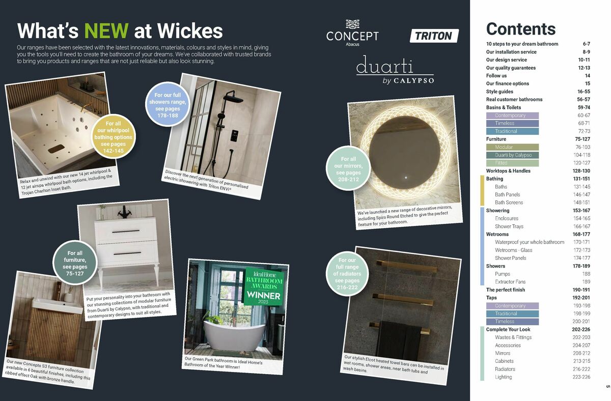 Wickes Bathrooms Brochure Offers from 14 July