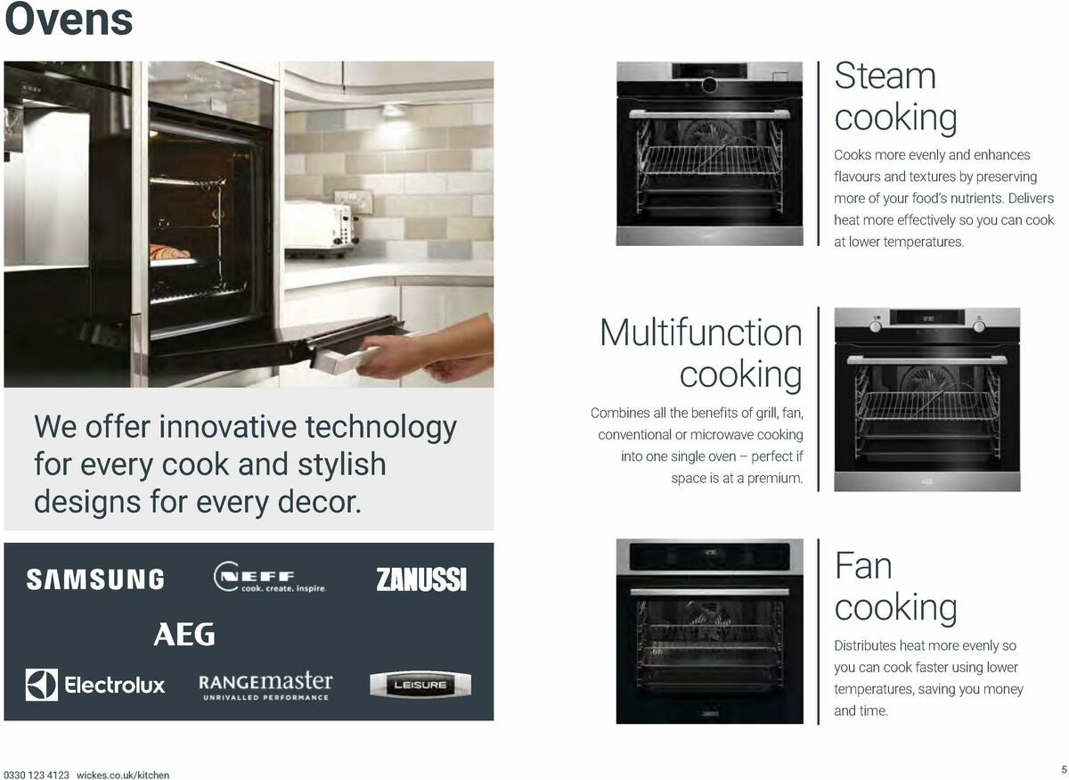 Wickes Kitchen Appliances Brochure Offers from 14 August