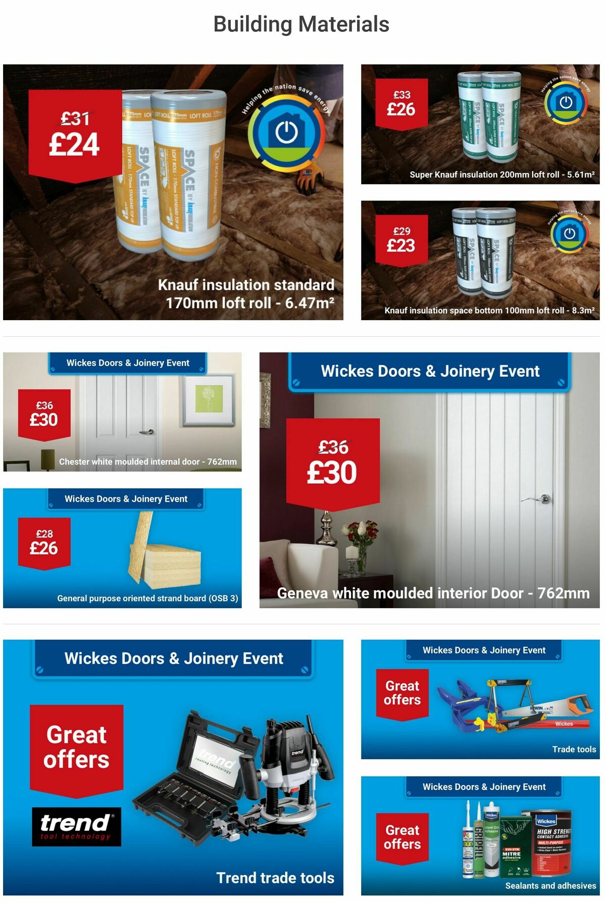 Wickes Offers from 15 September