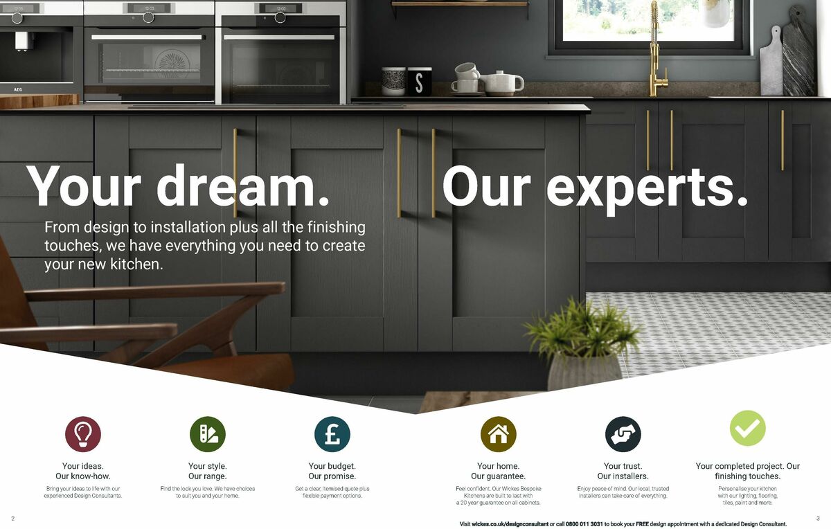 Wickes Kitchens Brochure Offers from 1 December
