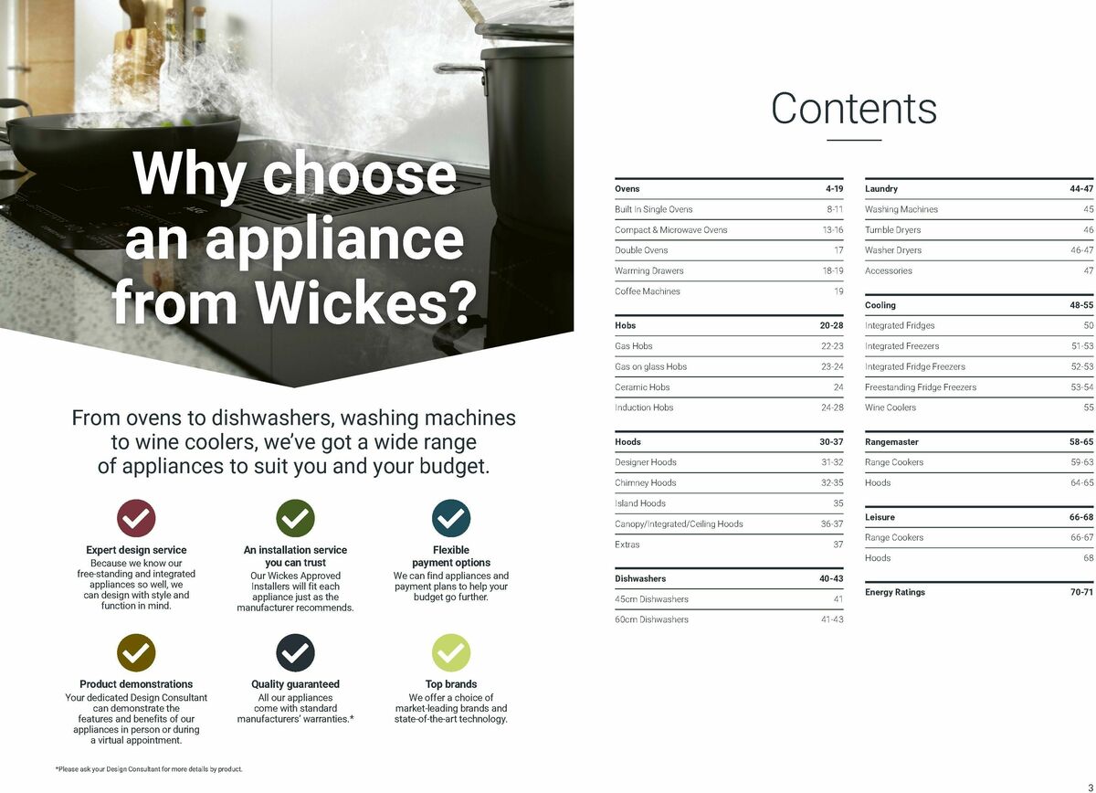 Wickes Kitchen Appliances Brochure Offers from 1 December